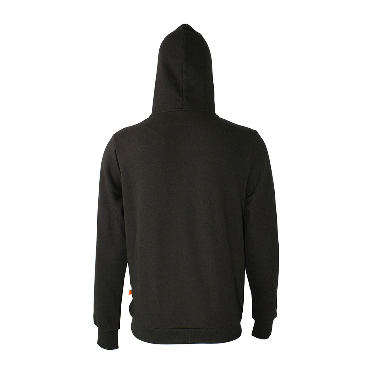 Spika GO Advance women's hoodie in black, back view of plain back and hood