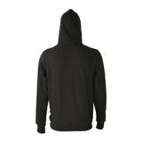 Spika GO Advance women's hoodie in black, back view of plain back and hood