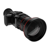 ThermTec Vidar 660 2.0 thermal compact scope, front three-quarter view from the battery compartment side