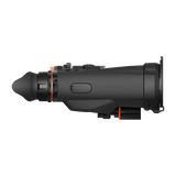 ThermTec Ventus 335L multi-spectrum binoculars, left side profile view
