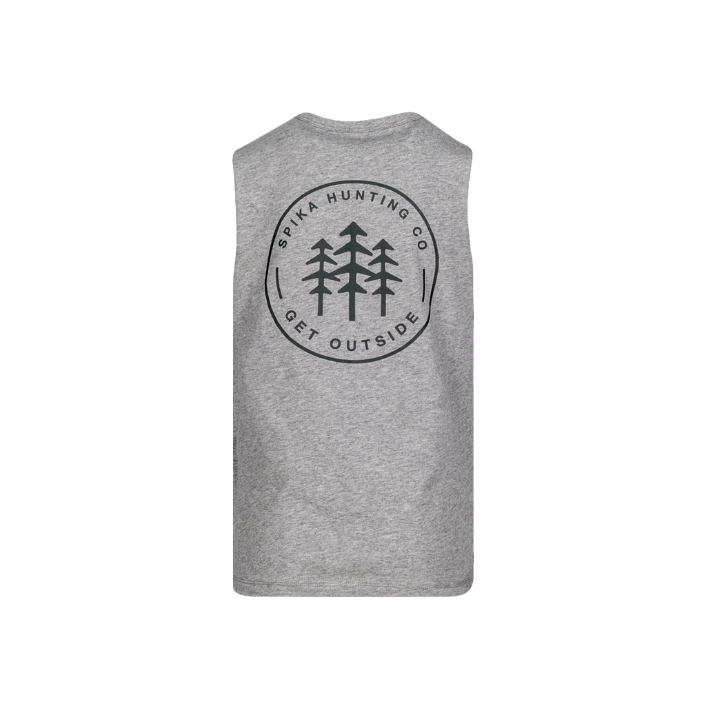 GO Classic Singlet  - Kids - Grey - Back