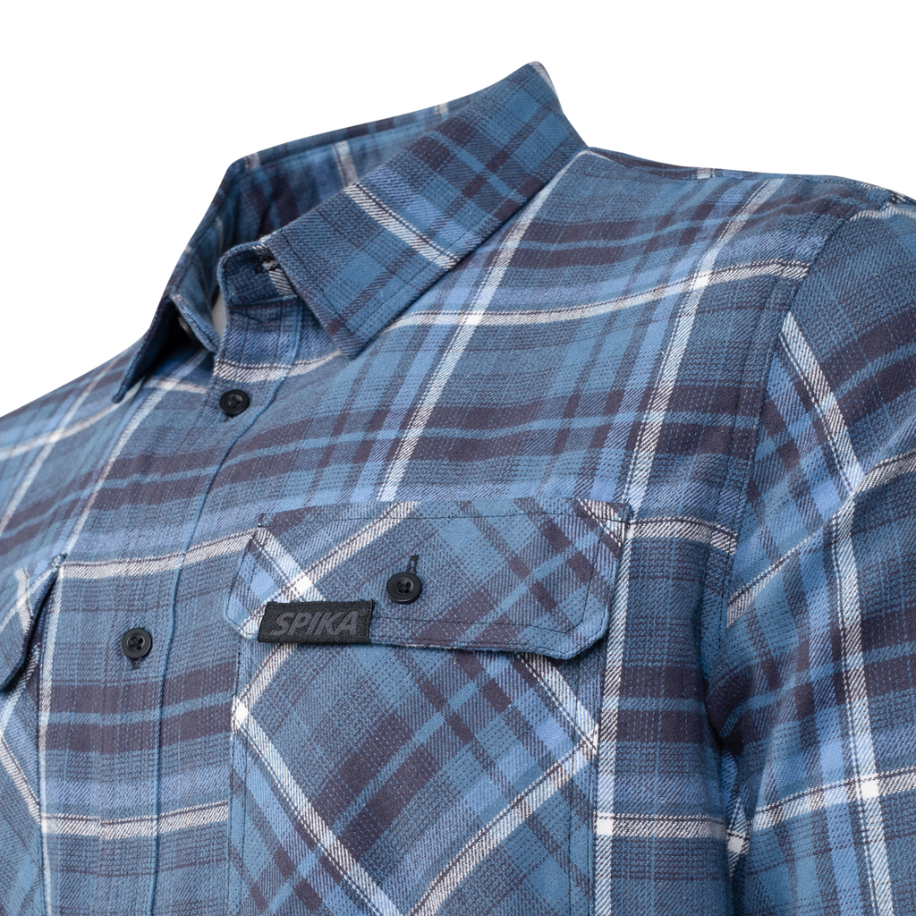 Flannel Check Shirt - Mens - Blue/Black