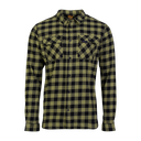 Flannel Check Shirt - Mens - Moss Green