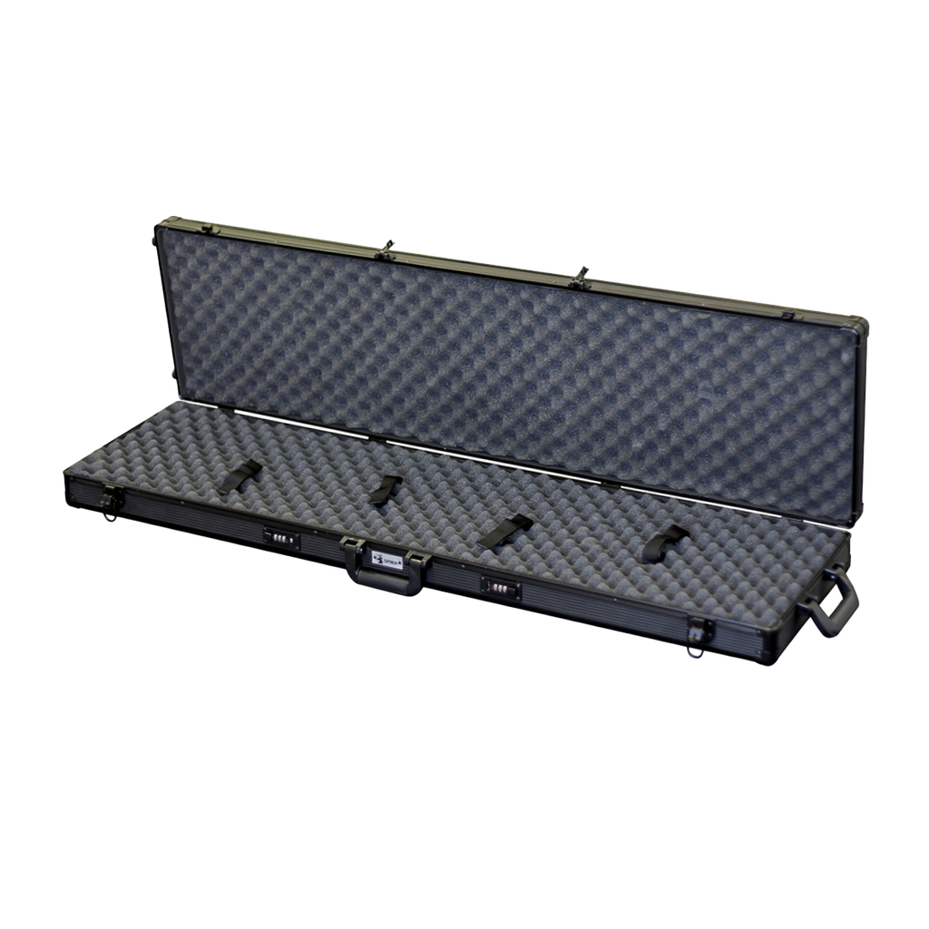 Spika Double Rifle Case Black - Aluminium