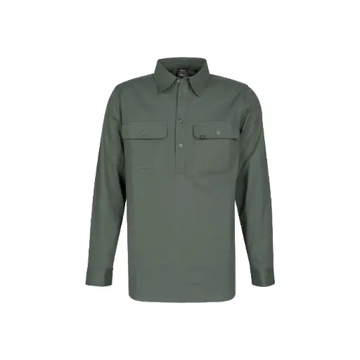 GO Work Half Button Shirt - Mens