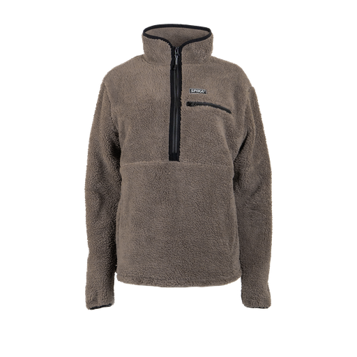 Sherpa Half–Zip - Womens - Grey